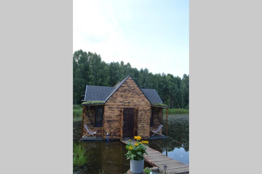 Heather Hut, Off-Grid Cottage On A Pond+2 Ha Darzkowo Экстерьер фото